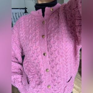 Vintage Fisherman Cardigan / M-L